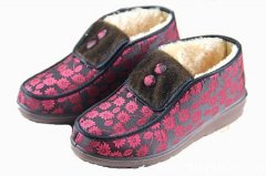 2013冬季老北京布鞋老太太舒适女棉鞋加厚保暖女鞋防滑妈妈鞋老人