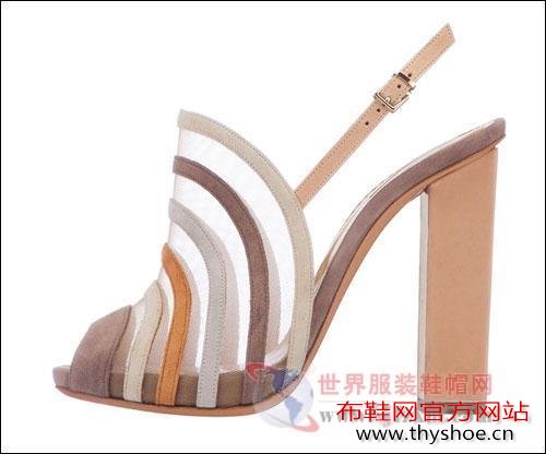 2013春夏季女生必备三款粗跟鞋履