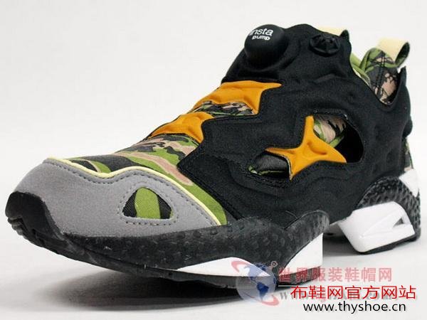 reebokƳtiger camoԲpump furyЬ