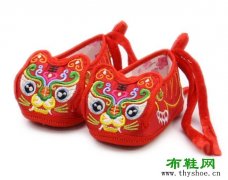 传统虎头鞋老北京布鞋童鞋宝宝满月鞋软布底学步鞋